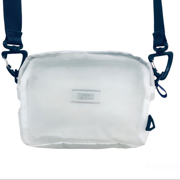 NWT Tommy Hilfiger Bag Crossbody Crossover Messenger Mens Womens Camera Jeans - Picture 3 of 11